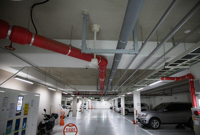 주차장 안전 확보